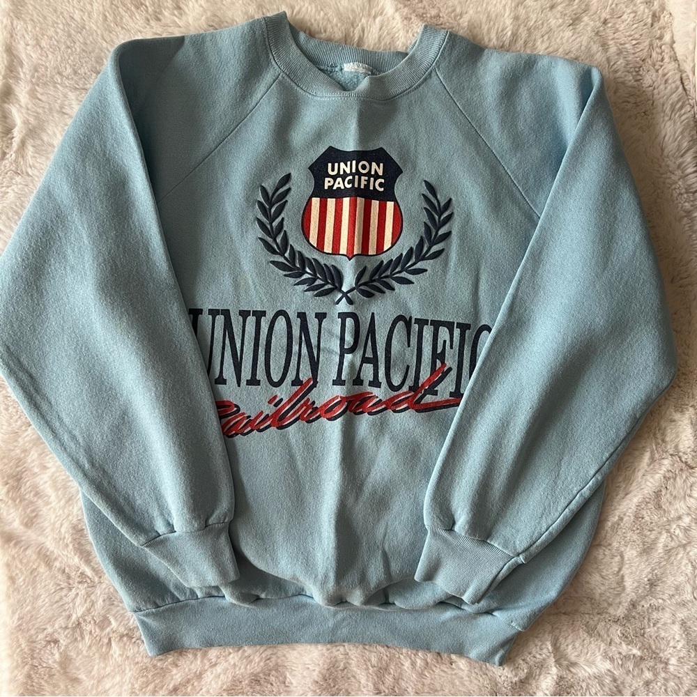 Vintage 80s Union Pacific Railroad crewneck - Picture 1 of 8
